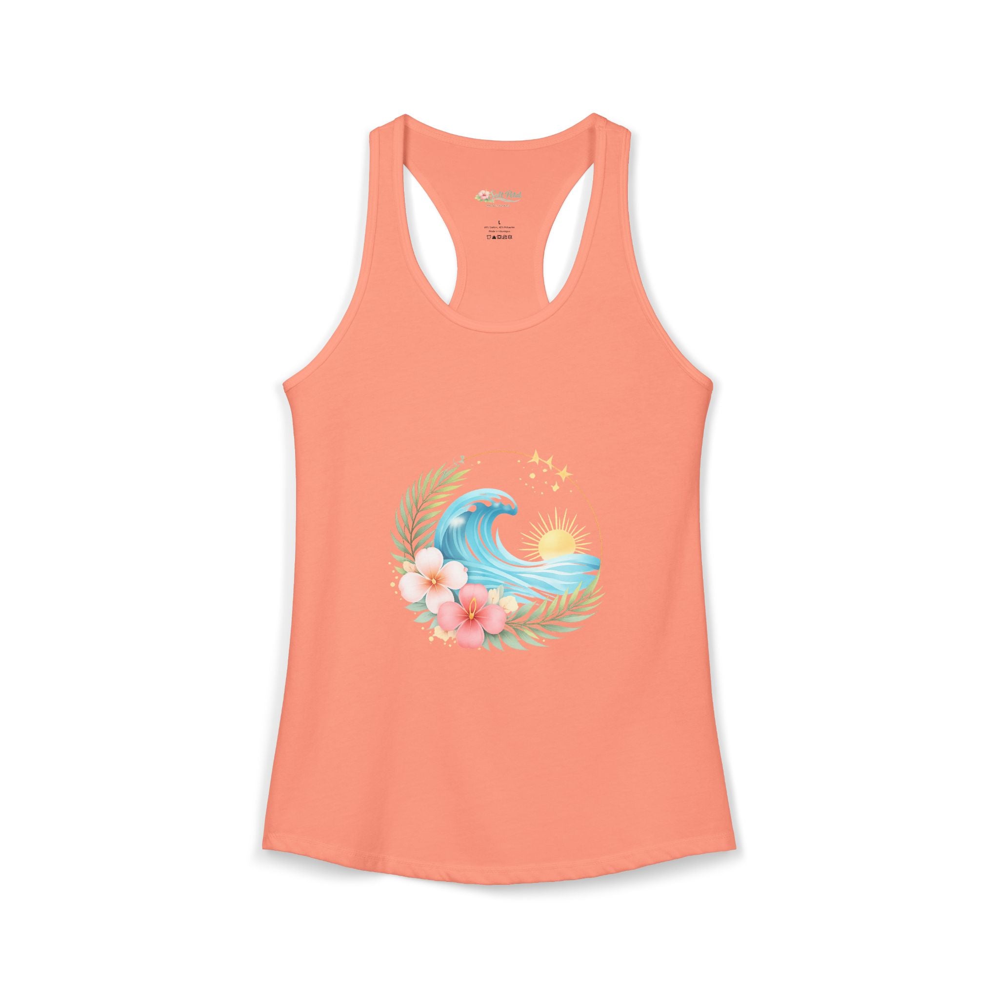 Sunrise Inspired Racerback Tank for Yoga Class Gym Summer Outfit Travel Outfit Beach Outfit Beach Lover Gift Sun Salutation