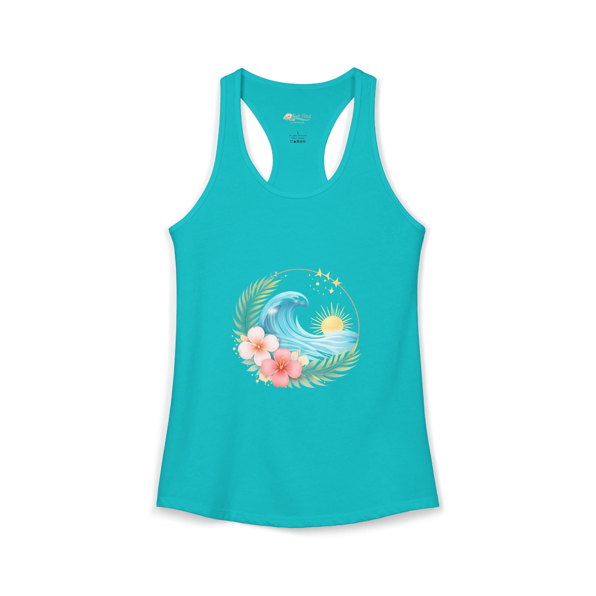 Sunrise Inspired Racerback Tank for Yoga Class Gym Summer Outfit Travel Outfit Beach Outfit Beach Lover Gift Sun Salutation