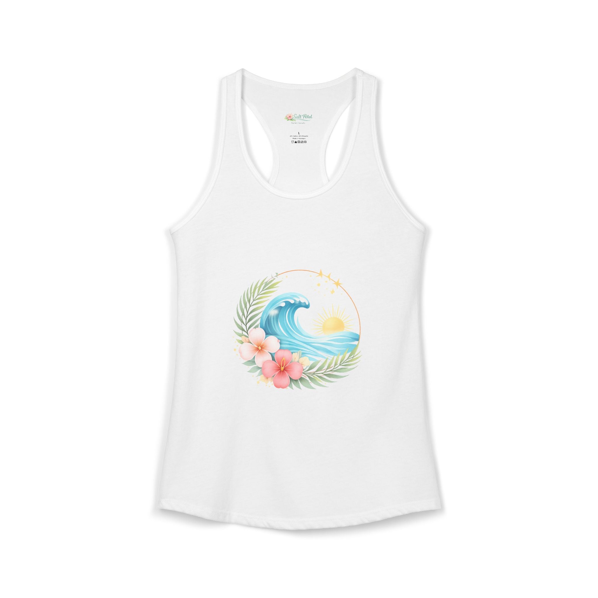 Sunrise Inspired Racerback Tank for Yoga Class Gym Summer Outfit Travel Outfit Beach Outfit Beach Lover Gift Sun Salutation