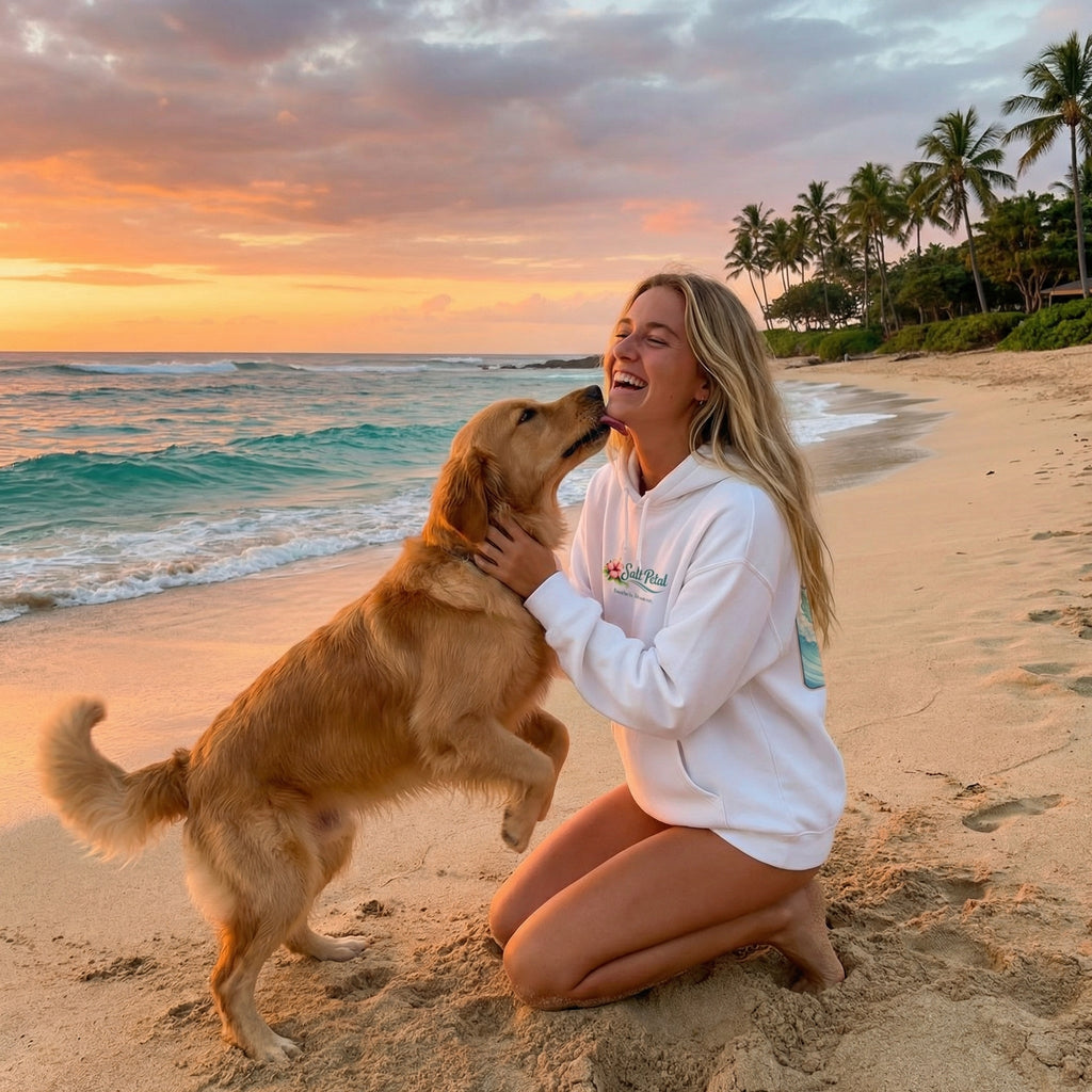 Vintage Inspired Surf  Cozy Hoodie for the Beach Summer Outfit Travel Paddle Boarding Surfing Camping Kayaking Beach Lovers Yoga Class