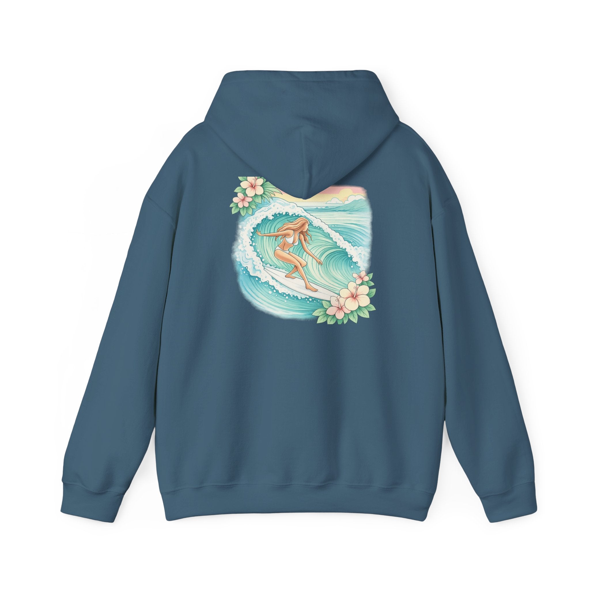 Vintage Inspired Surf  Cozy Hoodie for the Beach Summer Outfit Travel Paddle Boarding Surfing Camping Kayaking Beach Lovers Yoga Class