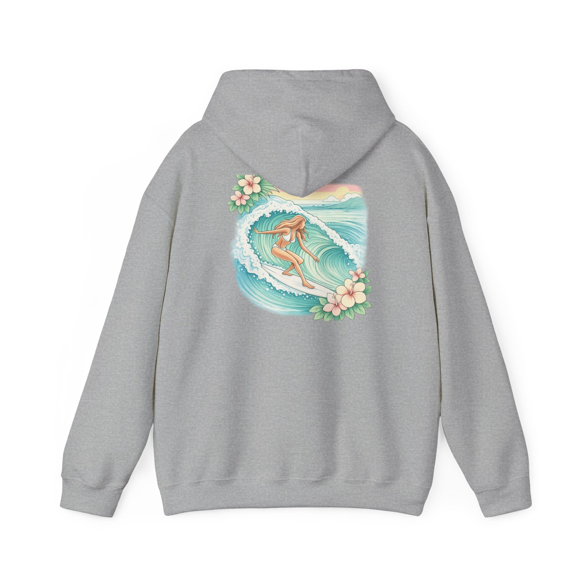 Vintage Inspired Surf  Cozy Hoodie for the Beach Summer Outfit Travel Paddle Boarding Surfing Camping Kayaking Beach Lovers Yoga Class
